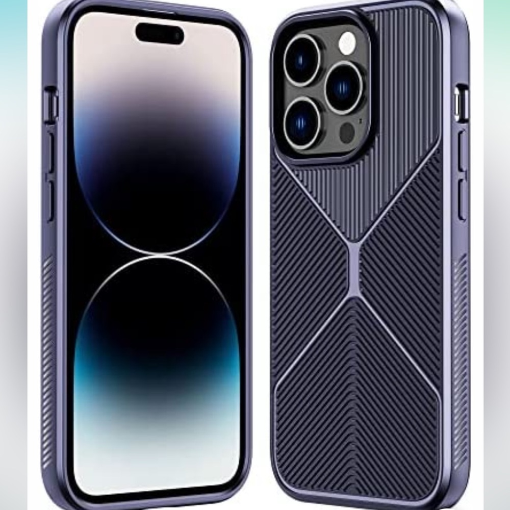 iPhone 14 Pro Max Case, 12 FT Military Grade Drop Tested (Blue)